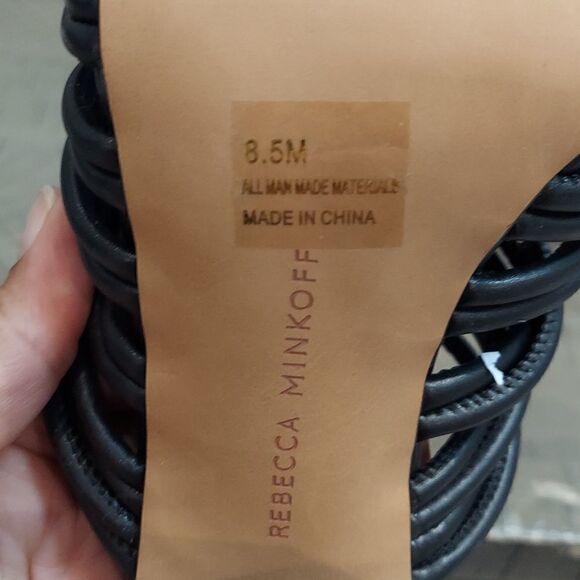 Rebecca Minkoff Calanthe Black Sandal Sz 8.5 NWOT - Picture 8 of 8